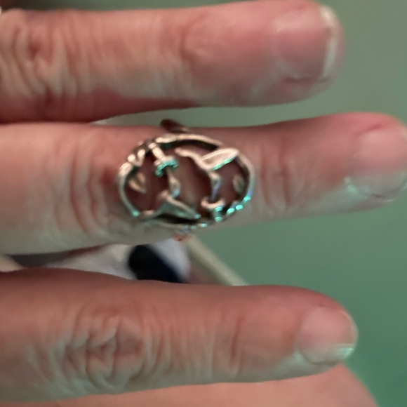 James Avery Oval Humming Bird Ring Sz 7 - Picture 3 of 3